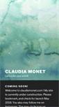Mobile Screenshot of claudiamonet.com